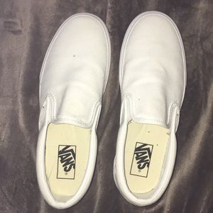 White mens vans